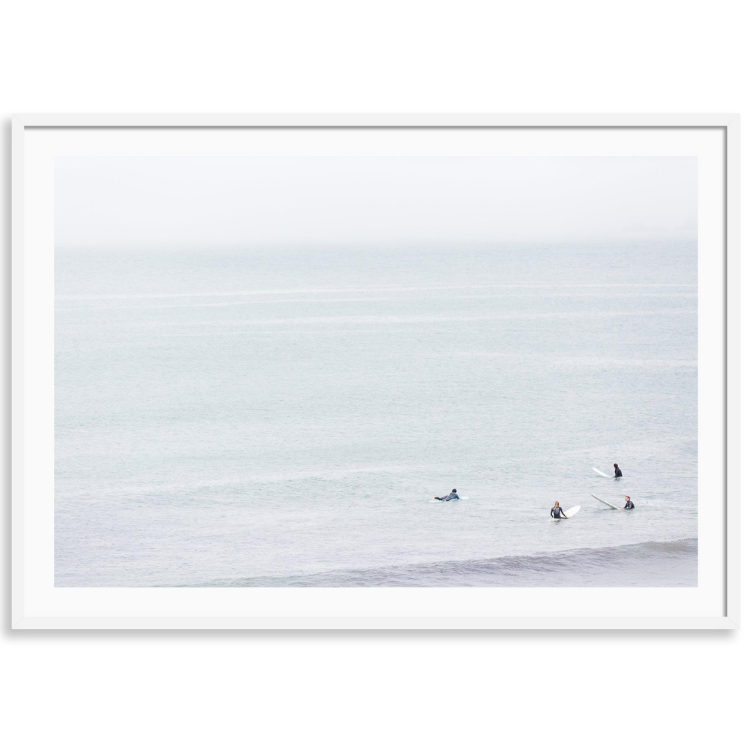 Pacifica Surfers Waiting For a Wave