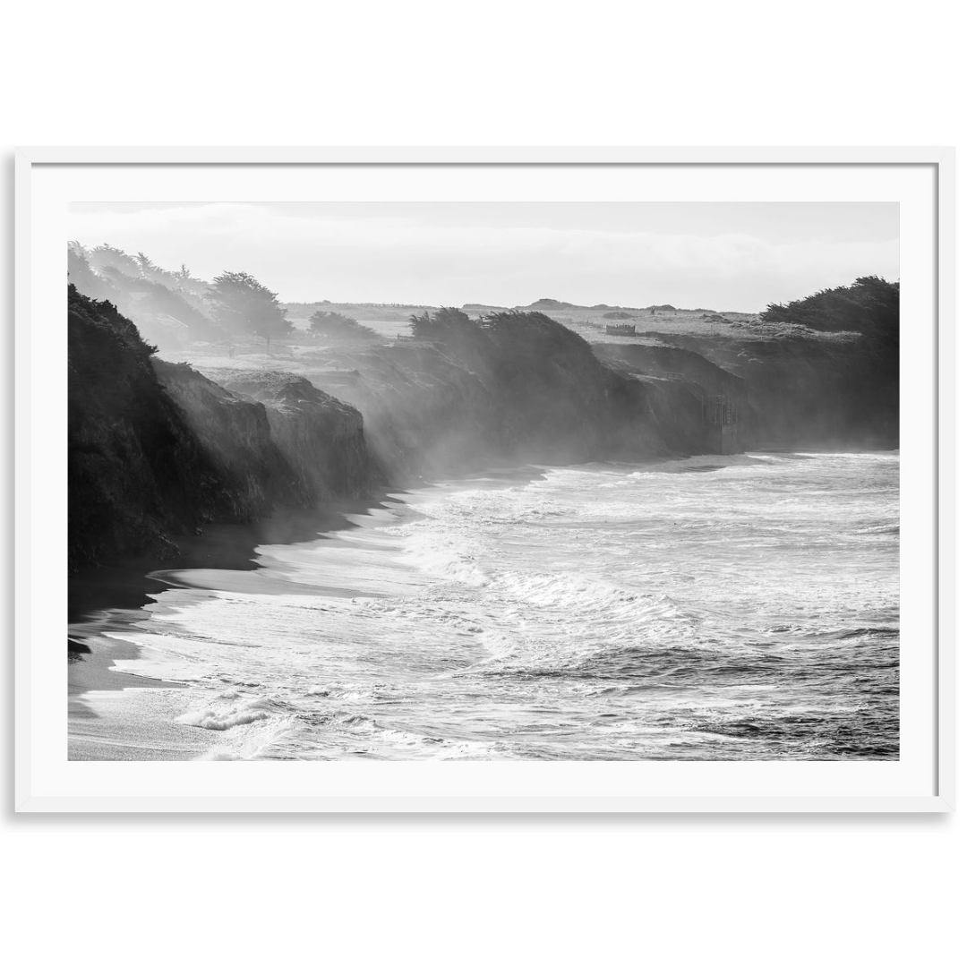 The Sea Ranch Black and White Horizontal