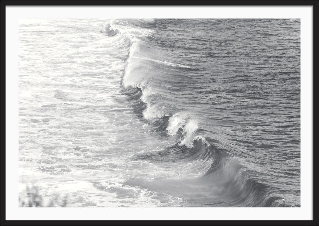 Black and White Wave