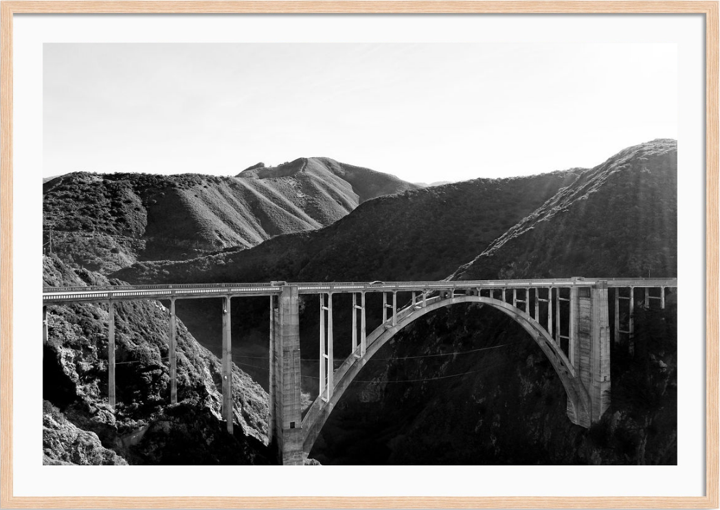 Bixby Bridge Black and White