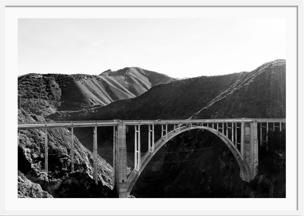 Bixby Bridge Black and White