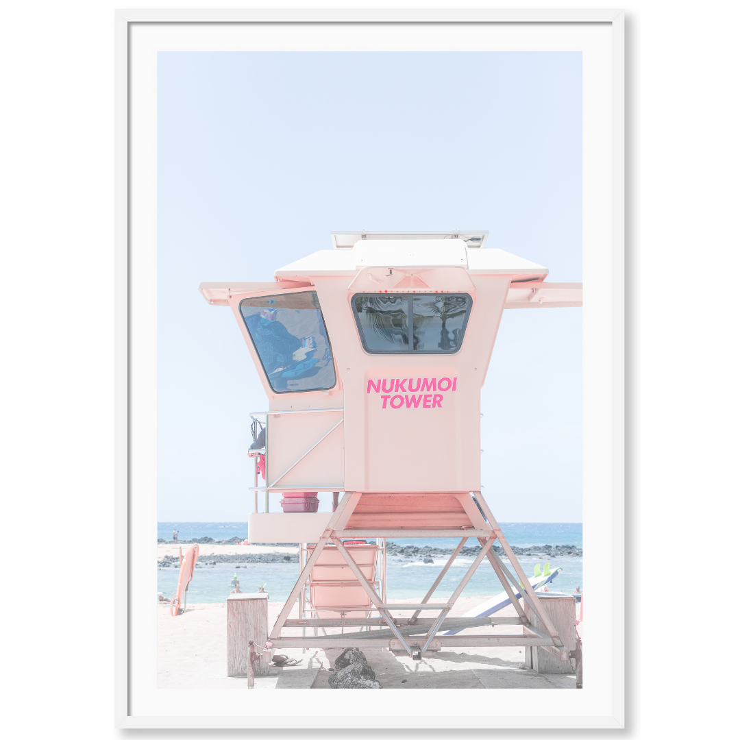 Pink Lifeguard Station