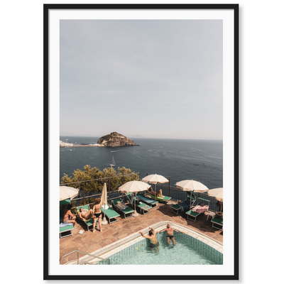 Lounging Poolside in Italy