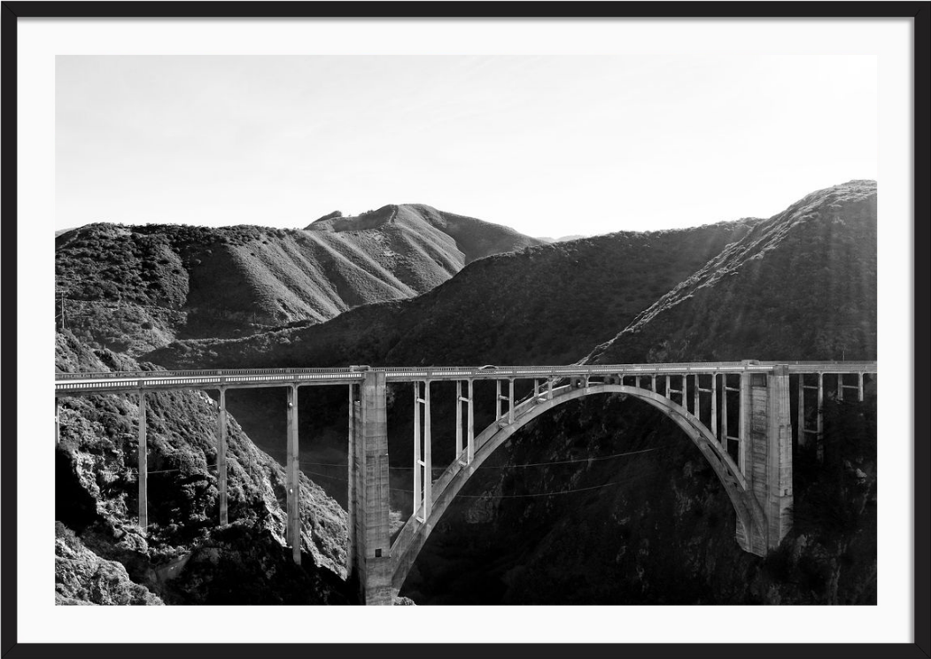 Bixby Bridge Black and White
