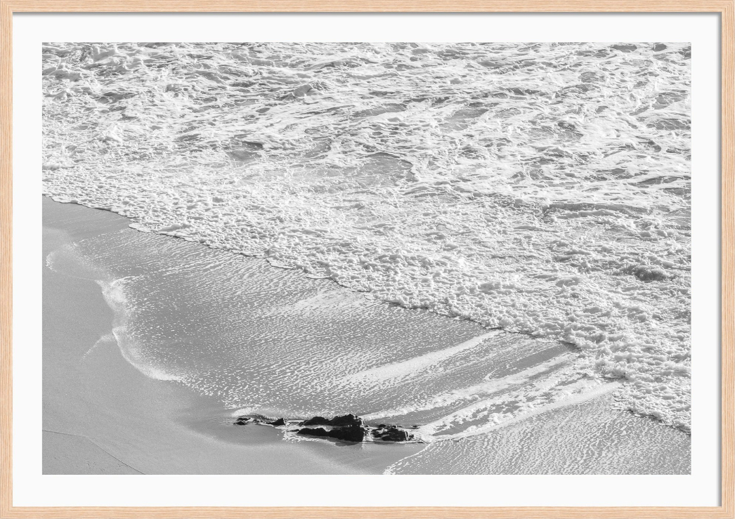 Black and White Shoreline