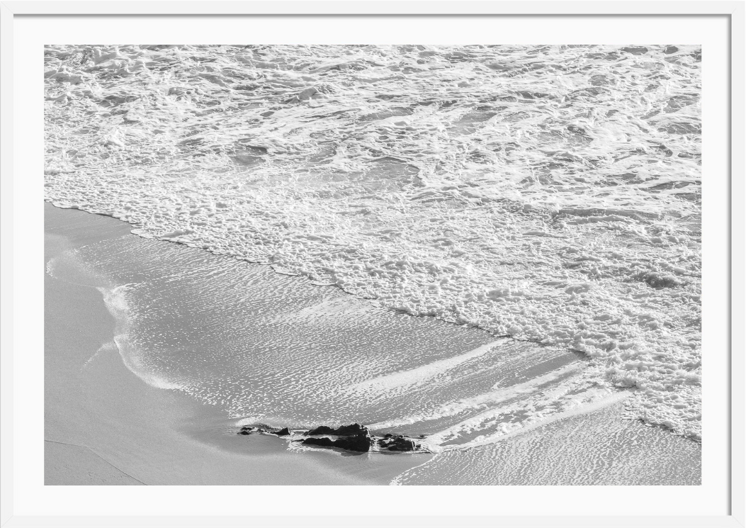 Black and White Shoreline