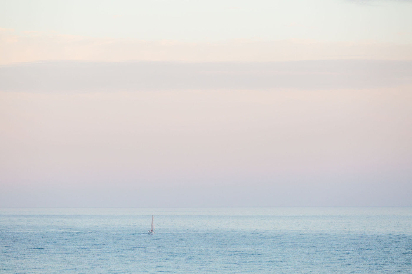 Sunset Sail Horizontal