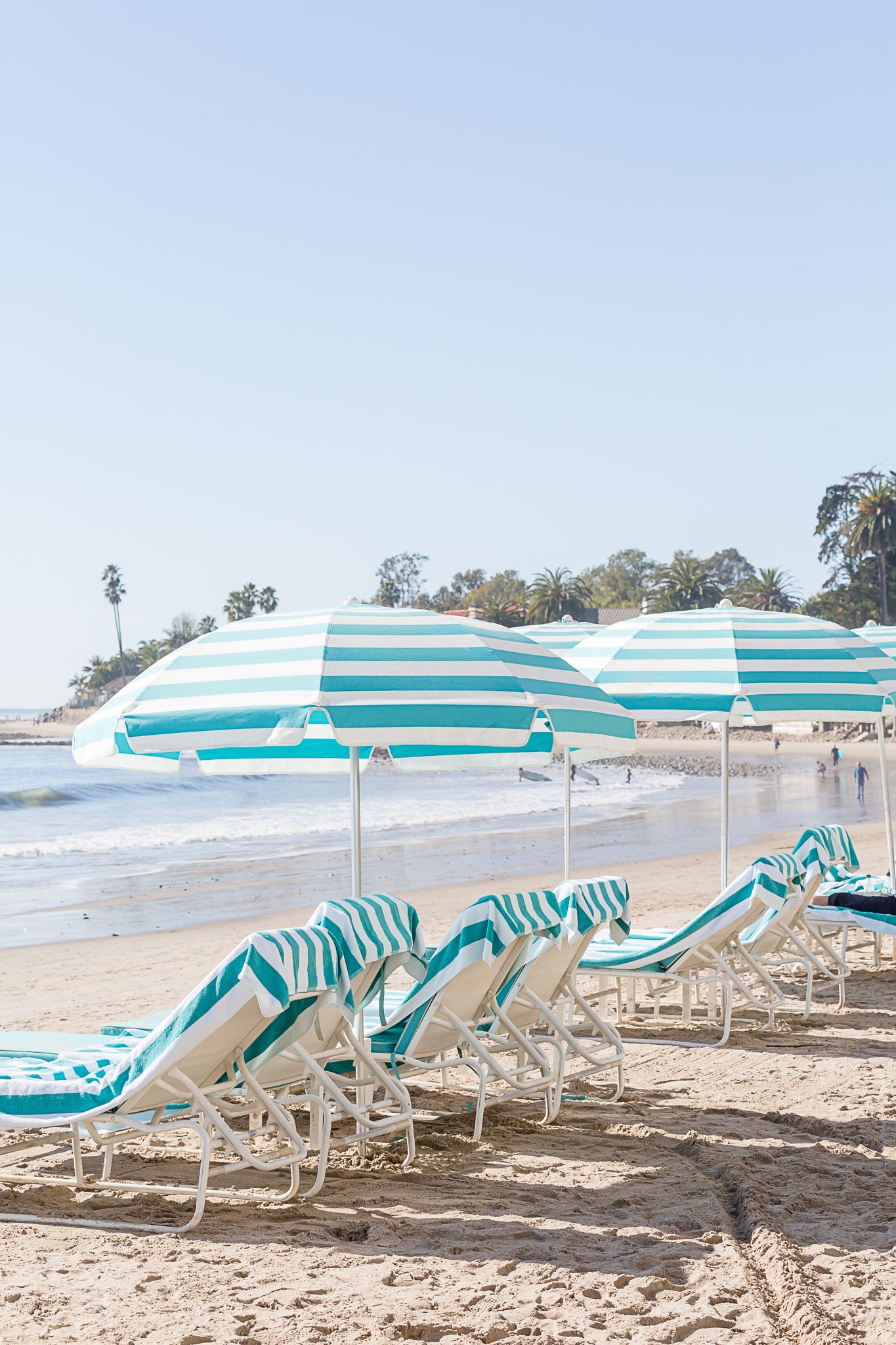 Sunbathing at the Rosewood