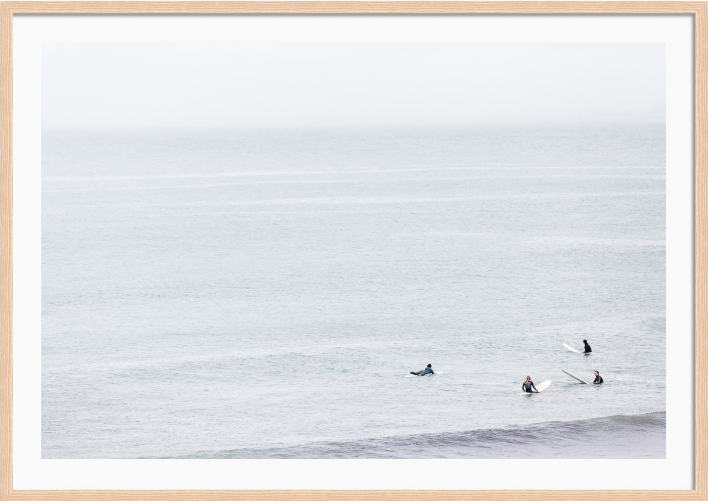 Pacifica Surfers Waiting For a Wave