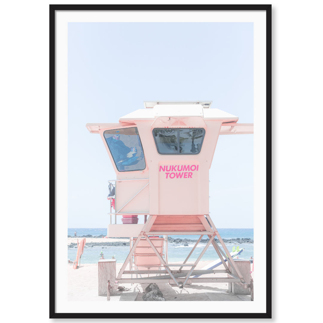 Pink Lifeguard Station