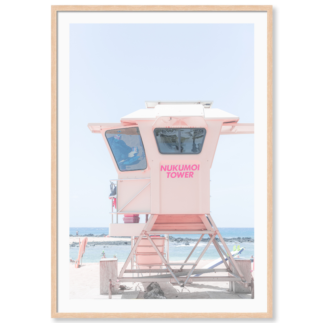 Pink Lifeguard Station