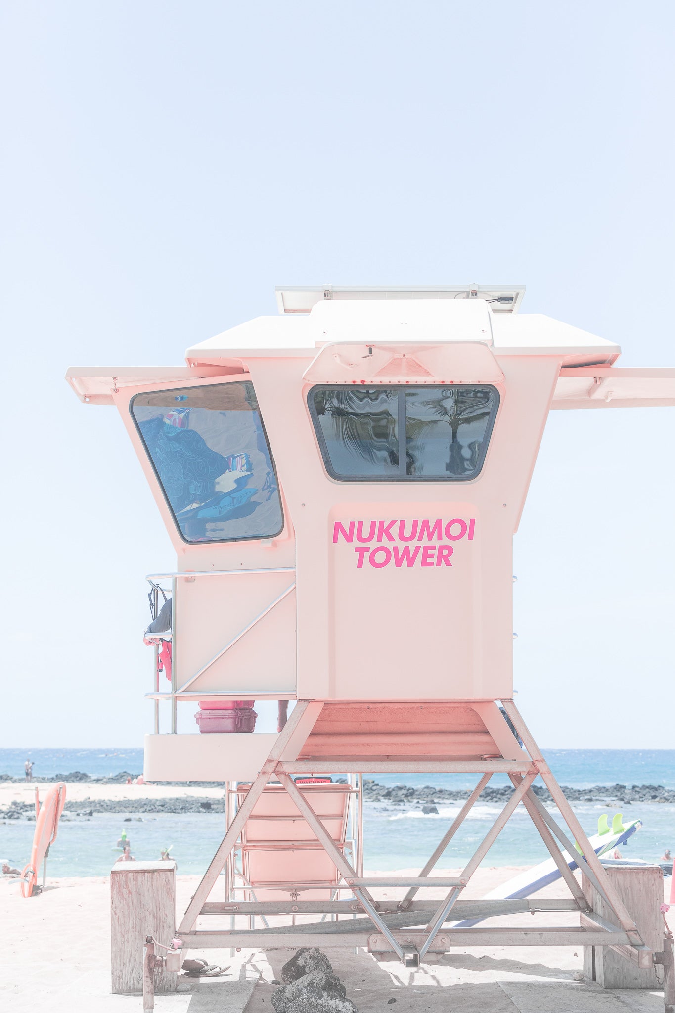 Pink Lifeguard Station